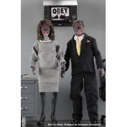 THEY LIVE ALIENS (MALE / FEMALE) 2-PACK - RETRO CLOTHED