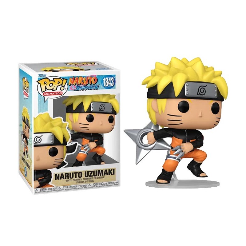 POP NARUTO UZUMAKI W/ KUNAI & SHURIKEN - 1843
